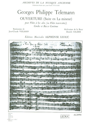 Georg Philipp Telemann - Ouverture (Suite en La mineur)