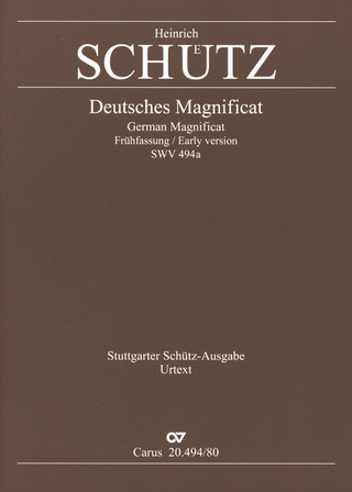 Heinrich Schütz: Deutsches Magnificat SWV 494a