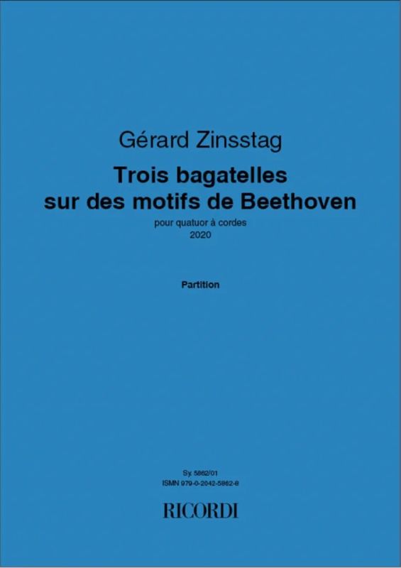 Trois bagatelles sur des motifs de Beethoven