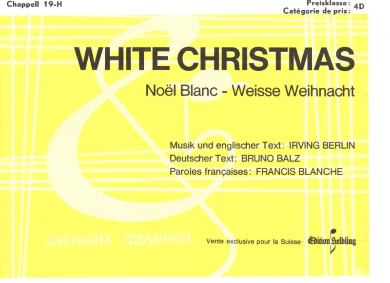 Irving Berlin - White Christmas - Weisse Weihnachten