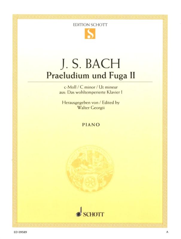Johann Sebastian Bach - Das wohltemperierte Klavier I c-Moll BWV 847