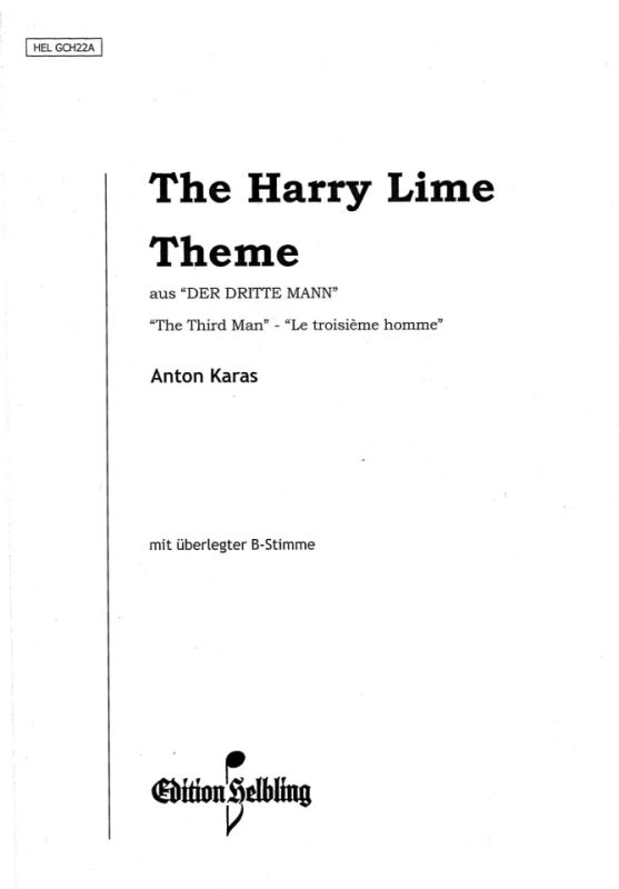 Anton Karas - The Harry Lime Theme