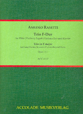 Amedeo Rasetti - Trio F-Dur op. 13/1