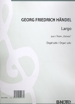 Georg Friedrich Haendel - Largo aus Xerxes (Arr. Orgel)