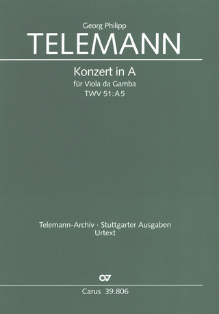 Georg Philipp Telemann - Concerto in A major TWV 51:A5