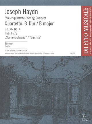 Joseph Haydn - Streichquartett B-Dur op. 76/4 Hob. III:78