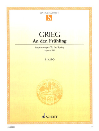 Edvard Grieg - An den Frühling op. 43/6