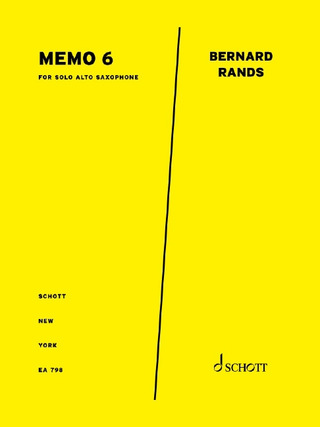 Bernard Rands - Memo 6