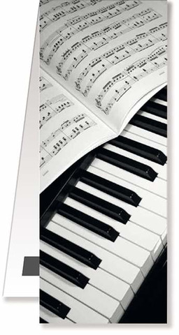 Lesezeichen Klavier/Notenblatt magnetisch
