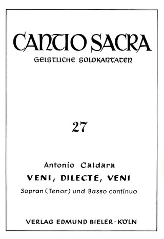 Antonio Caldara - Veni Dilecte Veni
