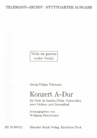 Georg Philipp Telemann: Konzert in A-Dur TWV 51:A5