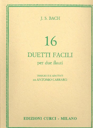 Johann Sebastian Bach - 16 Duetti Facili