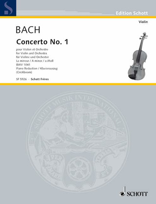 Johann Sebastian Bach - Konzert Nr. 1 a-Moll