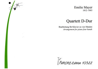 Emilie Mayer - Quartett D-Dur