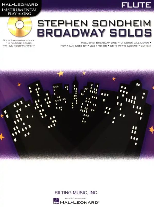 Stephen Sondheim - Hal Leonard Instrumental Play-Along: Stephen Sondheim Broadway Solos – Flute