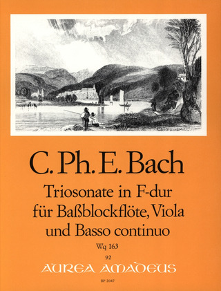 Carl Philipp Emanuel Bach: Triosonate F-Dur Wq 163