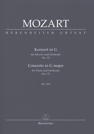 Wolfgang Amadeus Mozart - Konzert für Klavier und Orchester Nr. 17 G-Dur KV 453