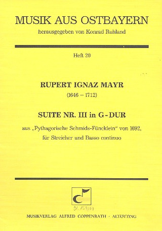 Rupert Ignaz Mayr - Suite Nr. III in G-Dur