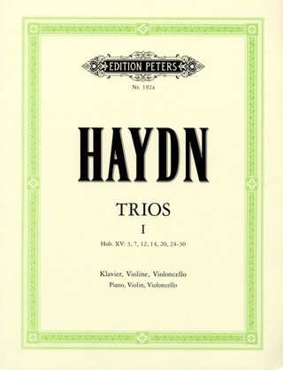 Joseph Haydn - Trios für Klavier, Violine und Violoncello - Band 1 Hob. XV: 3, 7, 12, 14, 20, 24-30