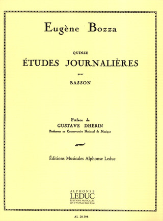 Eugène Bozza - 15 Etudes Journalières