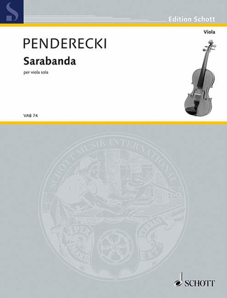 Krzysztof Penderecki - Sarabanda
