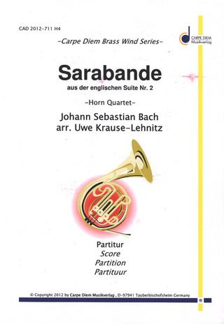 Johann Sebastian Bach - Sarabande (aus der englischen Suite Nr.2)