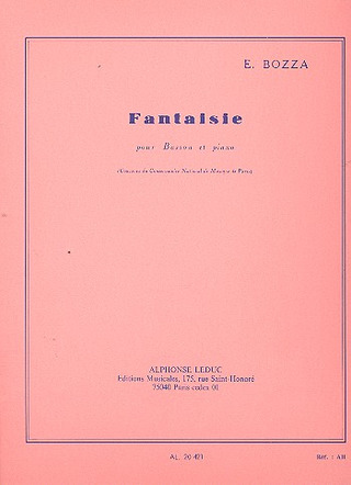 Eugène Bozza - Fantaisie For Bassoon And Piano