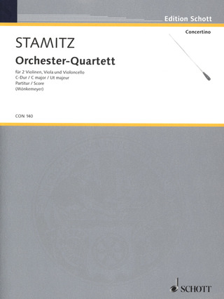 Carl Stamitz - Orchester-Quartett C-Dur