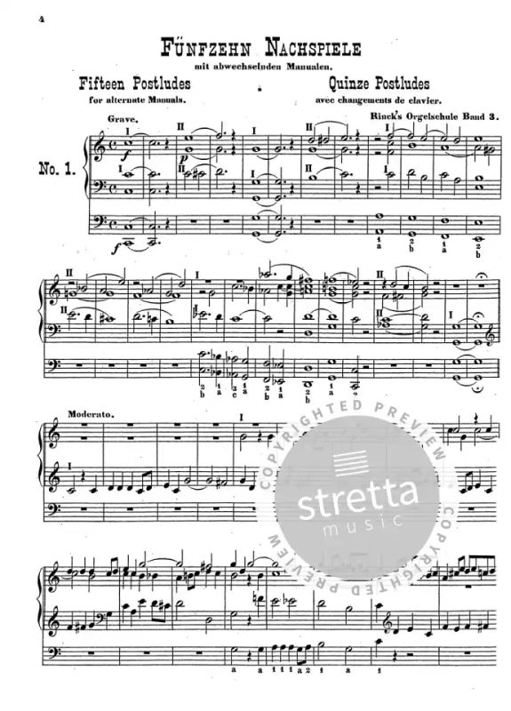 Johann Christian Heinrich Rinck - Praktische Orgelschule op. 55 Band 1-6 (3)