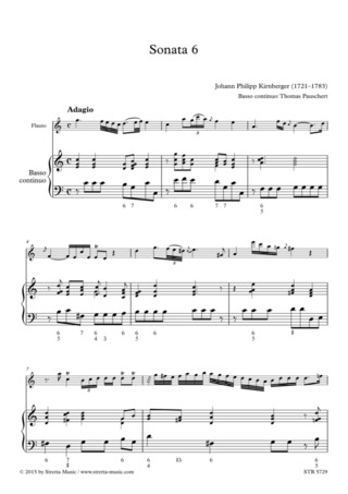 Johann Philipp Kirnberger - Sonata 6
