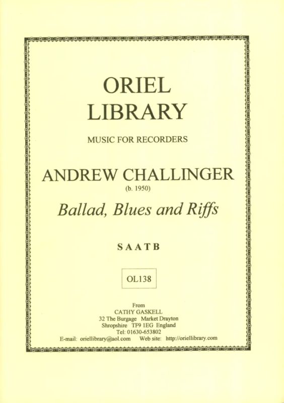 Challinger Andrew - Ballad Blues + Riffs