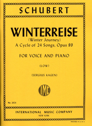 Franz Schubert - Winterreise Op. 89 (Ted.-Ingl.)
