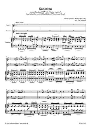 Johann Sebastian Bach: Sonatina