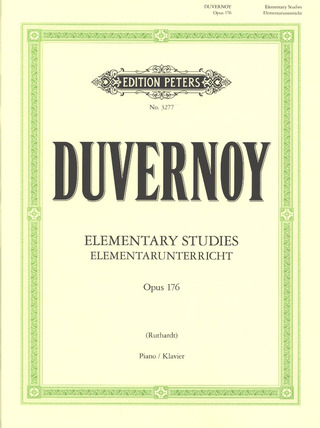 Jean-Baptiste Duvernoy - Elementary Studies Op. 176