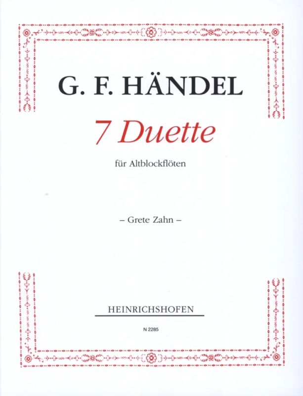 George Frideric Handel - Sieben Duette