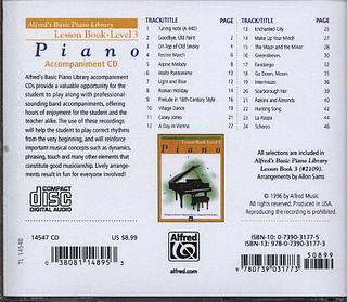 Amanda Vick Lethco et al. - Alfred's Basic Piano Library Lesson 3 CD