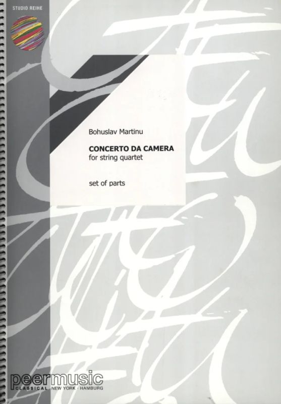 Bohuslav Martinů - Concerto Da Camera - String Quartet 7