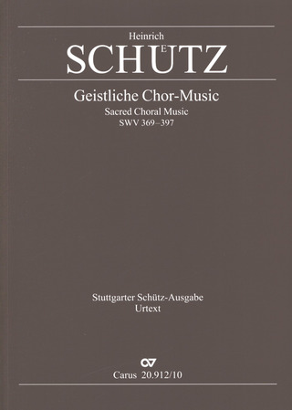 Heinrich Schütz - Sacred Choral Music SWV 369-380