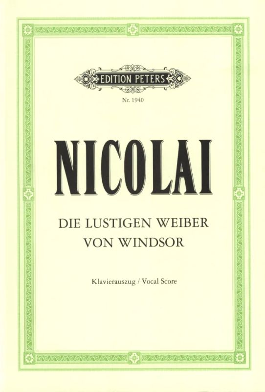 Otto Nicolai - Die lustigen Weiber von Windsor
