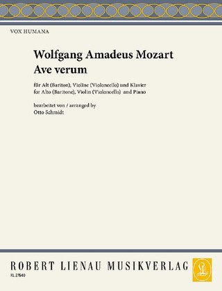 Wolfgang Amadeus Mozart - Ave verum