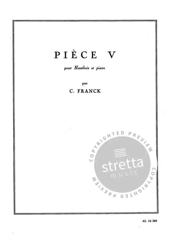 César Franck - Pièce V