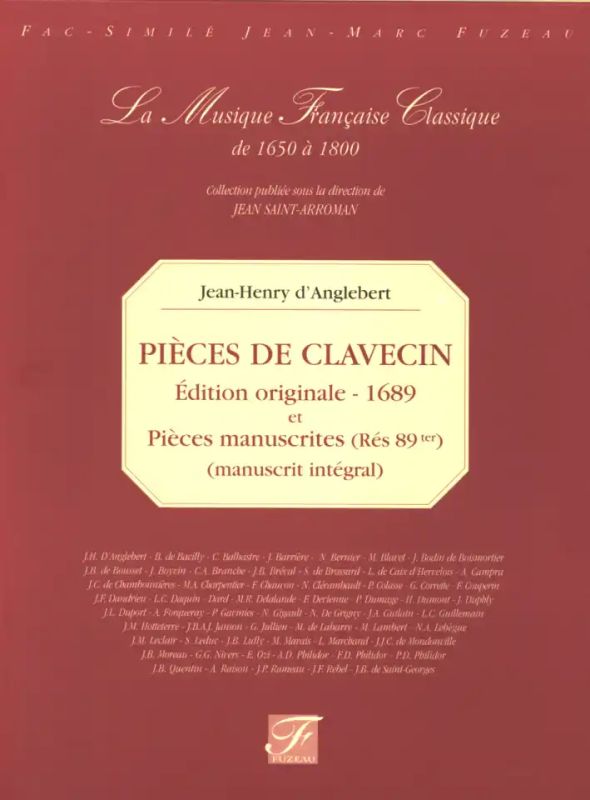 Jean-Henri d’Anglebert - Pieces De Clavecin
