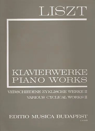 Franz Liszt - Verschiedene Zyklische Werke Band 2 Softcover