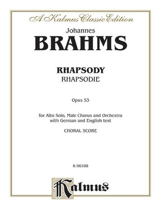 Johannes Brahms - Alto Rhapsody, Op. 53