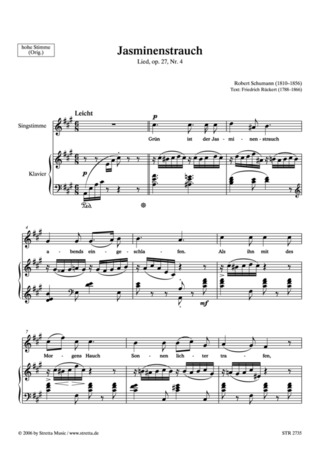 Robert Schumann - Jasminenstrauch
