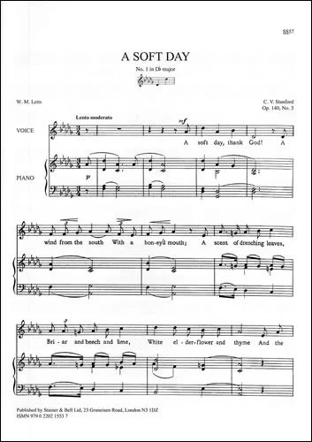 Charles Villiers Stanford - A Soft Day Op.140 In D Flat