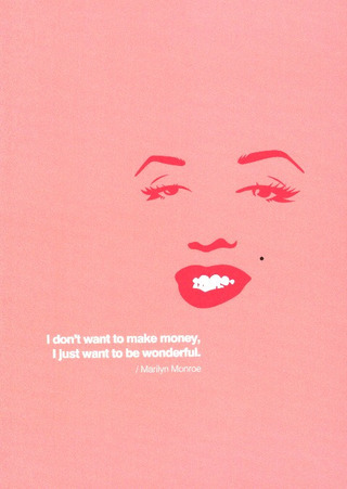 Pop Art Marilyn Greetings Card