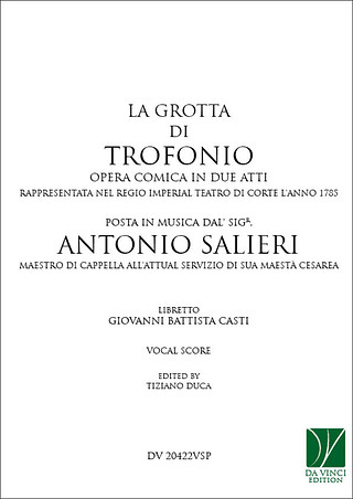 Antonio Salieri - La grotta di Trofonio, opera comica in 2 acts