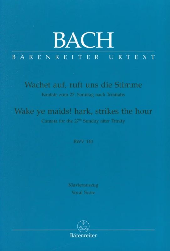 Johann Sebastian Bach - Wake ye maids! hark, strikes the hour BWV 140