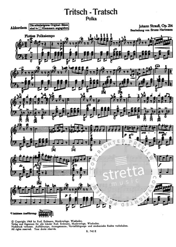 Johann Strauß (Sohn): Tritsch Tratsch Polka Op. 214 (1)